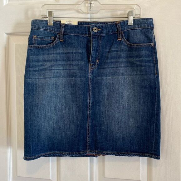 NWT Pencil Denim Above Kneee Skirt - Picture 3 of 5